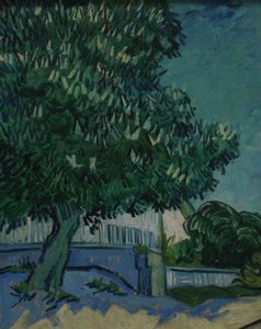 Bloeiende kastanjebomen door Vincent van Gogh